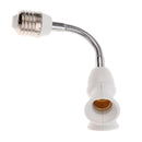 Adjustable Bending E27 Standard LED Bulbs Holder Converter Chandelier Socket