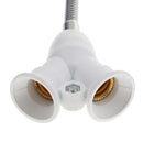 Adjustable Bending E27 Standard LED Bulbs Holder Converter Chandelier Socket