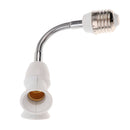 Adjustable Bending E27 Standard LED Bulbs Holder Converter Chandelier Socket