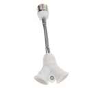 Adjustable Bending E27 Standard LED Bulbs Holder Converter Chandelier Socket