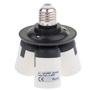 3 in 1 Socket Adapter Converter, 1 to 3 E27 Base Lamp Holder Socket Splitter for Photo Studio, Work Shop, Garage Lighting
