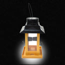 Birds Parrots Pigeon Lantern Style Bird Feeder 12x12x23cm With Lighting