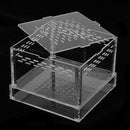 Ventilated Design-Durable Acrylic Clear Pet Reptiles Worm Box Breeding Tanks Container