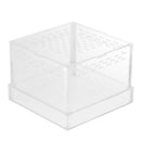 Ventilated Design-Durable Acrylic Clear Pet Reptiles Worm Box Breeding Tanks Container