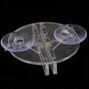2x Aquarium Breeding Separator Suction Cup Divider Sheet Holder Clip Clear