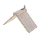 Pyramid Shape Wooden Bird Perch Stand for Cage for Dove Pigeon Stand Frame Grill Dwelling
