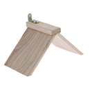 Pyramid Shape Wooden Bird Perch Stand for Cage for Dove Pigeon Stand Frame Grill Dwelling