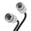 Two-head Flexible E27 Clip On Lightbulb Socket Lamp Holder 220-250V EU Plug
