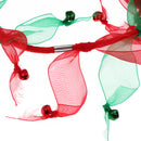 Pet Dog Puppy Cat Red Green Christmas Collar Round Circle Necklaces for Pets Party Clothes Xmas Costume Dress Up