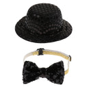 Cute, Adorable, Sweet, Special Hat Elastic Bow Tie Bowknot For Pet Dog & Cat