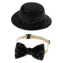 Cute, Adorable, Sweet, Special Hat Elastic Bow Tie Bowknot For Pet Dog & Cat