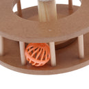 Interactive Pet Scratching Board Post Toy With Ball Feather Pet Supplies - Love Your Cat and Protect Your Sofa Couch