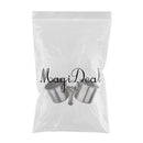 Stainless Steel Cage Coop Double Cup Bird Parrot Animal Food Water Bowl with Clip