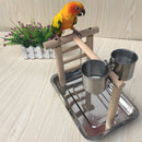 Bird Parrot Cockatoo Stand Climbing Game Frame Playing Cage Perch Toy