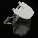 No Mess Split Bird Feeder - Seed Food Feeding Container with Perch Cage Accessories