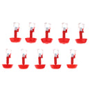 10x Poultry Water Drinking Cups / Chicken, Hen, Duck Goose Automatic Drinker