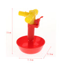 10 Pcs Premium Chicken Waterer Cups Poultry Goose Birds Pigeon Water Bowls