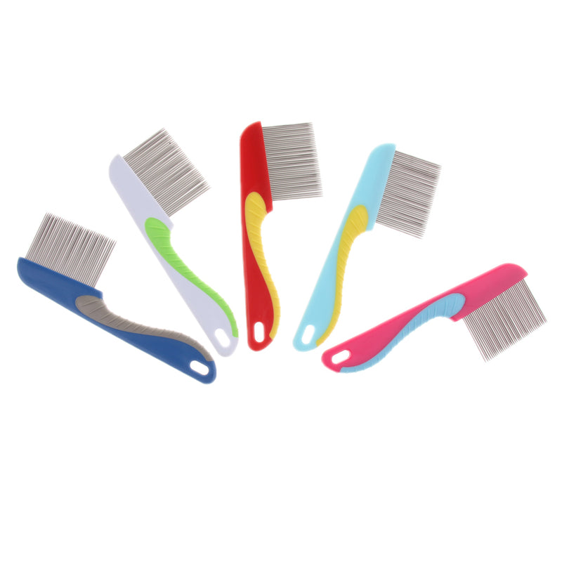 5x Pet Flea Ovum Comb Durable Grooming Comb For Dog Cat