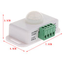 DC 12V 24V PIR Motion Sensor Switch for LED Light Lamps, LED Strip Lights