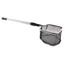 Square Handle Fishing Nets Stainless Steel Extensible Foldable Pole Handle Fishing Net Durable