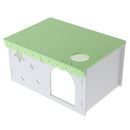 Hamster House Nest Hut Small Animal Mouse Hideout Cage Gerbil Nest Cave Cabin 27x18x14cm