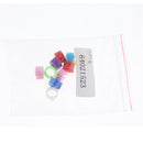 50 Pcs Plastic Pigeon Leg Rings Bird Rings Identification Race Colorful Ring