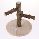 Portable Wooden Bird Parrot Desk Stand Training Stand Perch Stand Game Frame