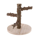 Portable Wooden Bird Parrot Desk Stand Training Stand Perch Stand Game Frame