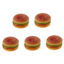 5pcs Outside inside of Home Pet Dog Puppy Pup Interactive Burger Chew Toys