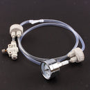 DIY Aquarium Planted Tank CO2 System Kit Tube Valve Guage Bottle Cap, Provide