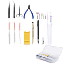 3D Printer DIY Full Sander Tools Kit with Tweezers+Mini Scissors  for Clean Out Nozzle Filament