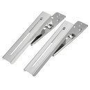 304 Stainless Steel Microwave Oven Rack Retrackable Foldable Wall Mounted Stand Kitchen Storage Rack Bracket With Two Removable Hooks