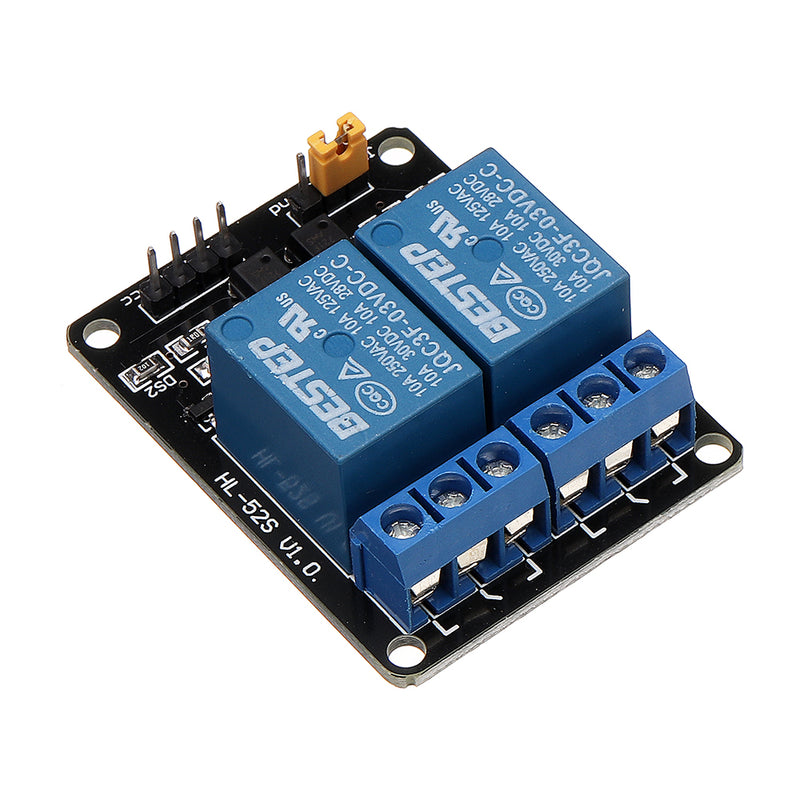 BESTEP 2 Channel 3V Relay Module Low Level Trigger Optocoupler Isolation For Auduino