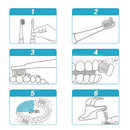 Borui BR-Z1 USB Wireless Ultrasonic Electric Toothbrush Oral Hygiene Rechargeable Sonic Automatic To