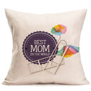 Honana WX-P3 43x43cm Mother's Day Gift Flower Cotton Linen Pillow Case Cushion Cover Home Car Decor