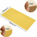 12x6 Inch Yellow Glass Fiber Sheet GRP Epoxy Resin G10 FR4 1mm/2mm