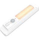 LUSTREON Wireless Smart PIR Motion Sensor LED Cabinet Night Light Battery Powered for Bedroom Stair