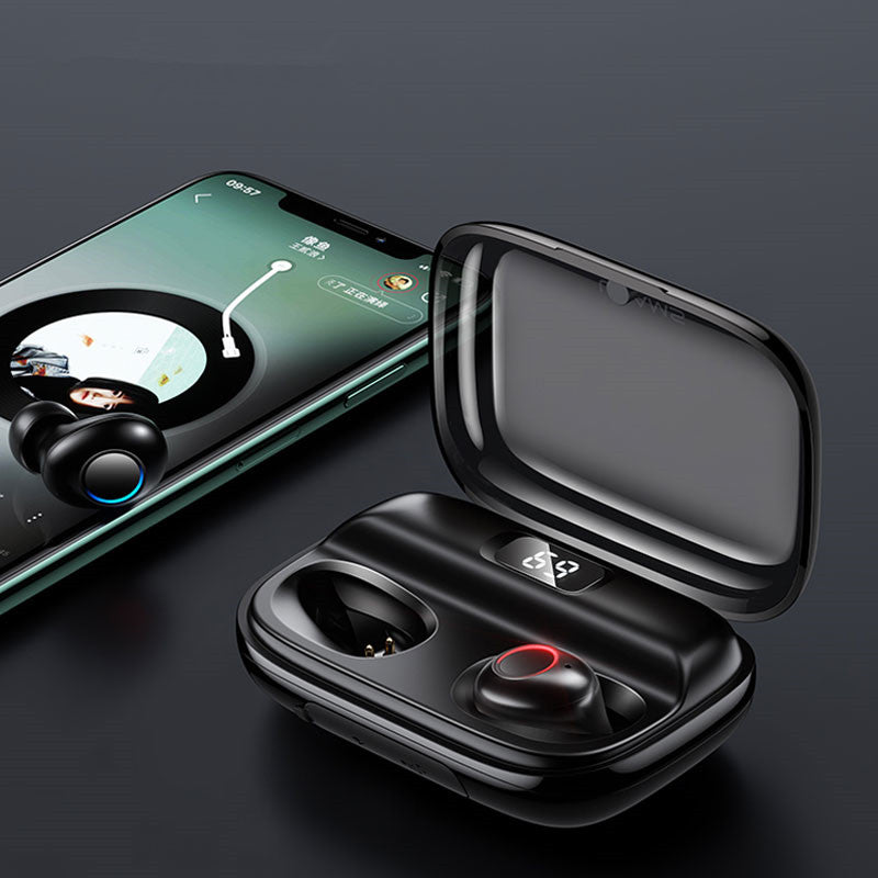 USAMS US-YJ001 Wireless bluetooth 5.0 Digital Display TWS Earphone In-ear Sports Earbuds Support IOS Android Phones