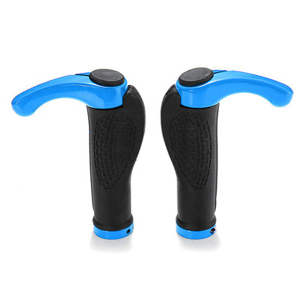 2PCS TPR Rubber Road MTB Mountain Bicycle Bike Cycling Lock On Handlebar Hand Bar End Grips