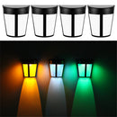 Bakeey Waterproof Environmental Protection Solar Colorful Wall Lamp For Garden Villa Gardens Homestays