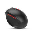 2400DPI  2.4GHz Wireless Adjustable 4 Buttons Ergonomic Optical Mouse for PC Gaming and Office