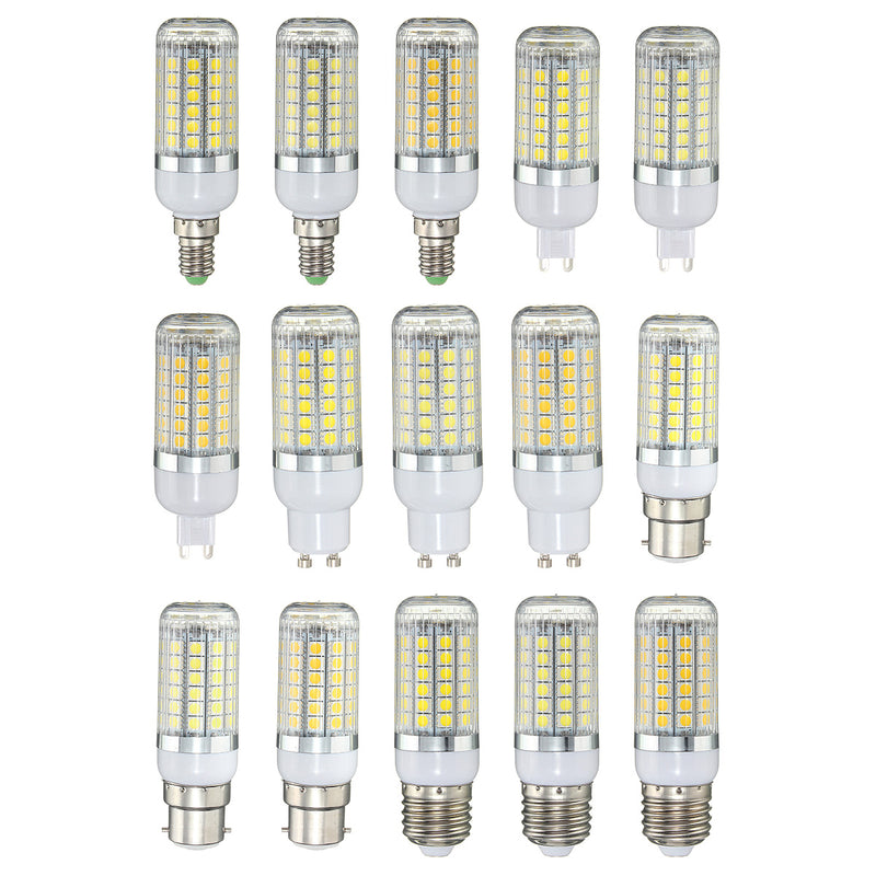 E27 E14 B22 G9 GU10 6W 69 SMD 5050 LED 450Lm Pure White Warm White Natural White Corn Bulb AC220V