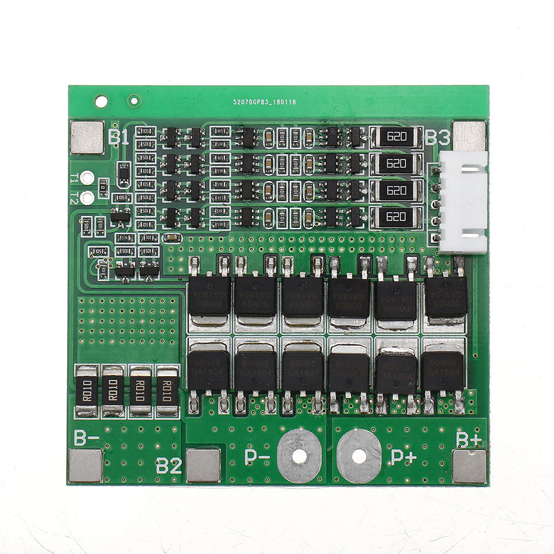 4S Series Protection Board 30A 12.8V Discharge with Balance 3.2V Lithium Iron Phosphate Battery Protection Board 10MOS