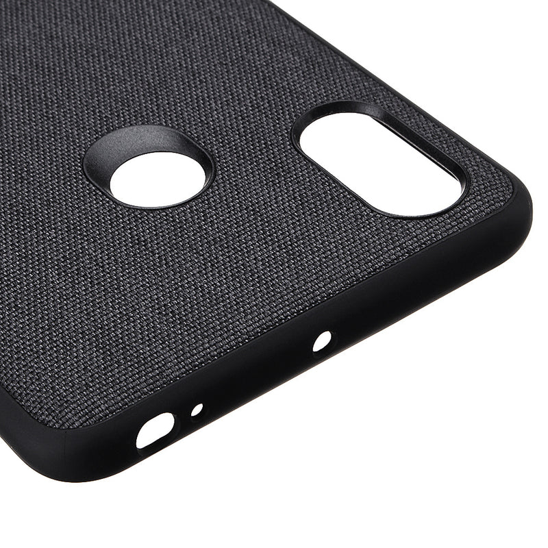 Bakeey Luxury Fabric Splice Soft Edge Shockproof Protective Case For Xiaomi Mi Max 3