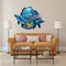 Miico Creative 3D Sea Fish Dolphin Removable Home Room Decorative Wall Decor Sticker