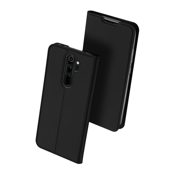 DUX DUCIS Flip Magnetic with Wallet Card Slot PU Leather Protective Case for Xiaomi Redmi Note 8 Pro