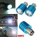 Pair Car 1157 BAY15D Q5 7W White LED Brake Turn Signal Reverse Light Bulbs P21/5W