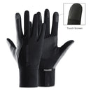 Touch Screen Gloves Fleece Lined Motorcycle Waterproof Guantes Moto Grey
