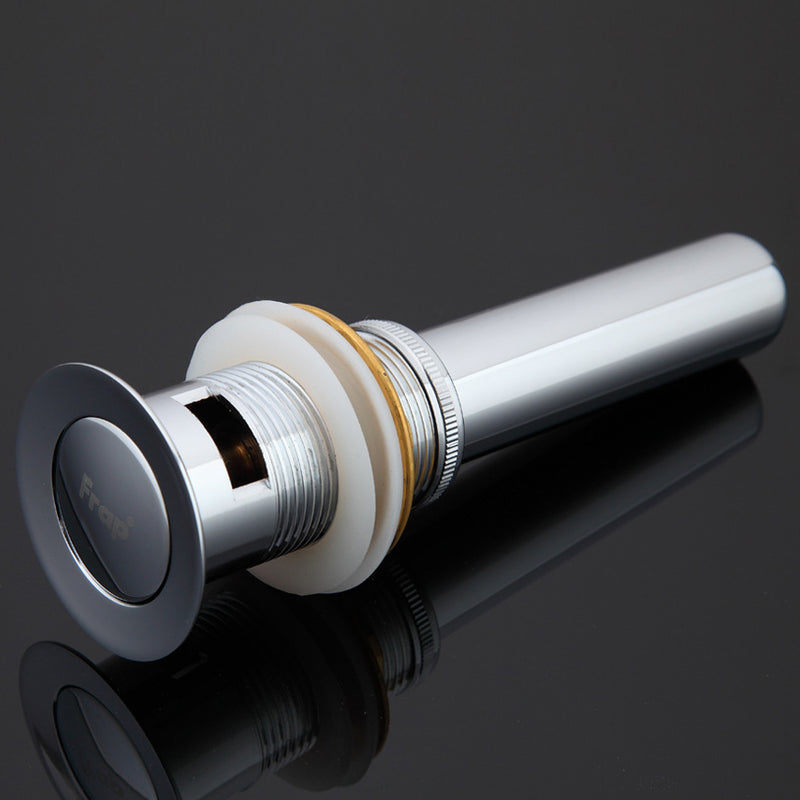 Bathroom Sink Pop Up Drain Assembly Faucet Vessel Basin Sink Drain Stopper Strainer w/ Overflow