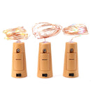 200CM Battery Powered Cork Copper Wire LED Wine Bottle HoliDay Light Lamp for Xmas Party